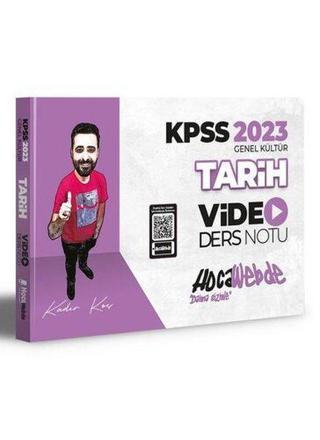 2023 KPSS Tarih Video Ders Notu - Kolektif  - Hoca Webde Yayınları