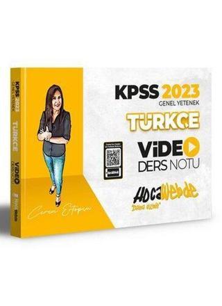 2023 KPSS Türkçe Video Ders Notu - Kolektif  - Hoca Webde Yayınları