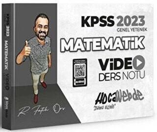 2023 KPSS Matematik Video Ders Notu - Kolektif  - Hoca Webde Yayınları