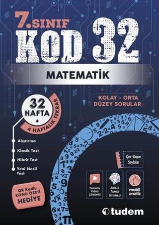 7. Sınıf Matematik Kod 32 - Kolektif  - Tudem Yayınları - Ders Kitapları