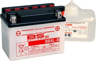 BS BATTERY BB4L-B  (DRY) Motosiklet Aküsü