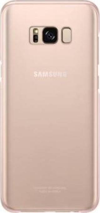 Galaxy S8+ ile Uyumlu Şeffaf Koruyucu Kılıf Pembe EF-QG955CPEGWW