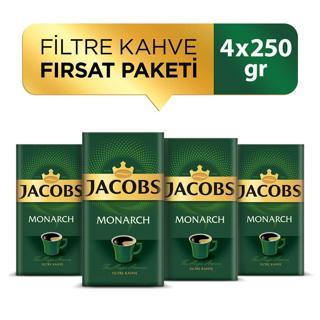 Jacobs Monarch Filtre Kahve 250 gr x 4 Paket