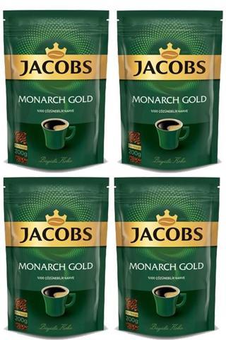 Jacobs Monarch Gold Kahve 800 gr Eko Paket(200 gr x 4 Adet)