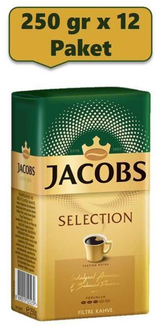 Jacobs Selection Filtre Kahve 250 gr x 12 Adet