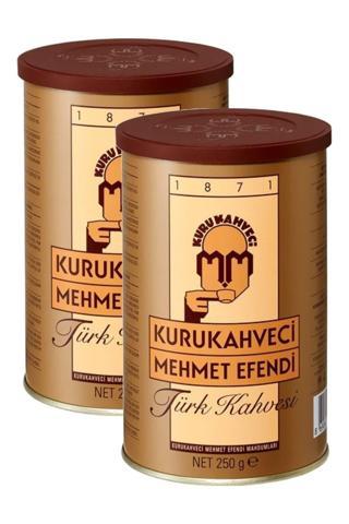 Kurukahveci Mehmet Efendi Türk Kahvesi 250 G Teneke Ambalaj X 2 Adet 8690627023401
