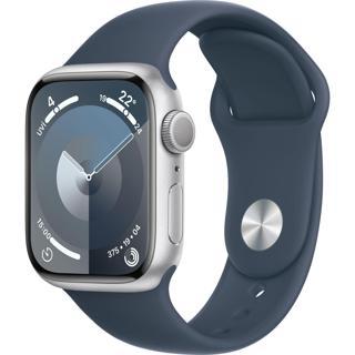 Apple Watch S9 41 mm Silver Kasa Blue Kordon Mr903Tu/A