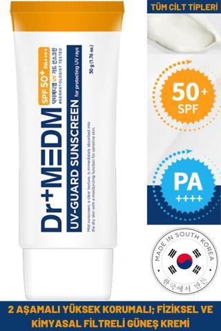Dr+Medm Spf50/Pa++++ Uv 50 ml gruard Sunscreen Yüksek Koruma Fiziksel&Kimyasal Filtreli grüneş Kremi