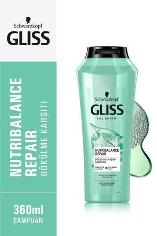 Gliss Nutribalance Saç Bakım Şampuanı 360 ml