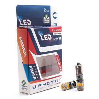 PHOTON H21W 12V EXCLUSIVE AMBER CANBUS LED