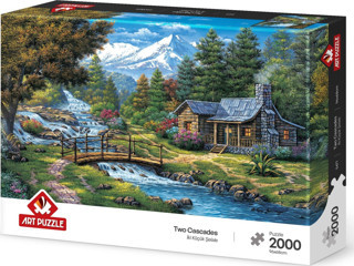 Art Puzzle 2000 Parça Puzzle İki Küçük Şelale 5471