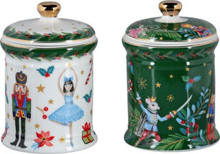 Lucky Art Jollina Bone 2Li Kavanoz Seti 19Cm