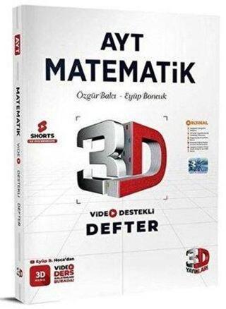 AYT Matematik Video Destekli Defter - Eyüp Boncuk - 3D Yayınları
