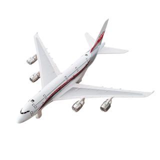Kızılkaya Çek Bırak Işıklı Sesli Yolcu Uçağı 18 Cm - SY8022 - Beyaz