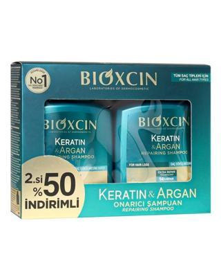 Bioxcin Keratin Ve Argan Onarıcı Şampuan 300 Ml 2 Li Avantaj Paket