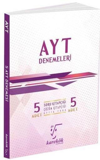 AYT 5'li Deneme Seti - Kolektif  - Karekök Eğitim Yayınları