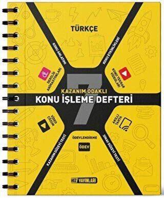 7. Sınıf Türkçe Konu İşleme Defteri - Kolektif  - Hız Yayınları
