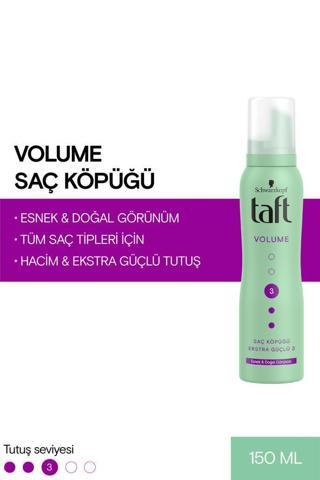 Taft True Volume Köpük 150 Ml