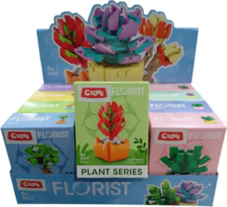 Ctoy Oyuncak Çiçek Lego Bloklar 8942 (Karışık Model 1 Adet)