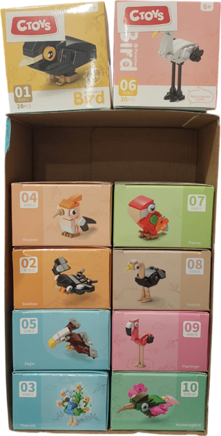 Ctoy Oyuncak Kuş Lego Bloklar 9100 (Karışık Model 1 Adet)