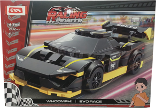 Ctoy Oyuncak Yarış Arablası Lego Bloklar 282 Parça 3452