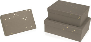 Gıpta Hediye Kutusu Seti Ember Dikdörtgen 3 Lü