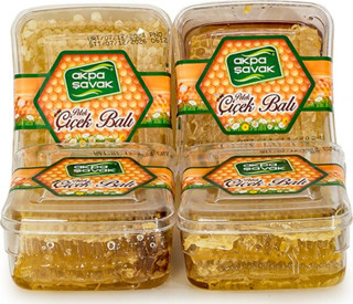 Akpa Şavak Petekli Çiçek Balı (4 X 250 Gr)