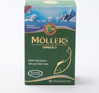 Möllers Omega-3 Takviye Edici Gıda 60 Yumuşak Kapsül