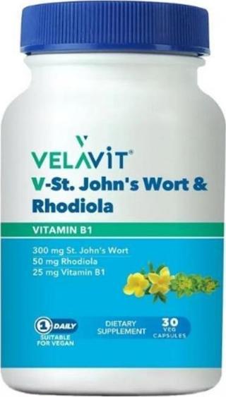 V-St John's Wort & Rhodiola 30 Kapsül