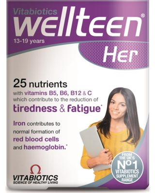 Wellteen Her 13-19 years 30 Tablets
