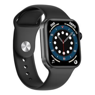 Watch Seven Plus Android-İos Smart Watch 200 Mah Kalp Atışı Sensörlü Siyah Akıllı Saat