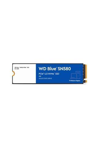 Western Digital 500Gb Blue Sn580 Wds500G3B0E Pcie Gen4 X4 Okuma 4000Mb – Yazma 3600Mb M.2 Ssd Harddisk