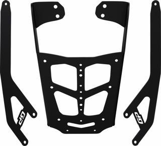 GP Kompozit Bajaj Dominar 250 / 400 2017-2023 Uyumlu Arka Çanta Demiri Siyah