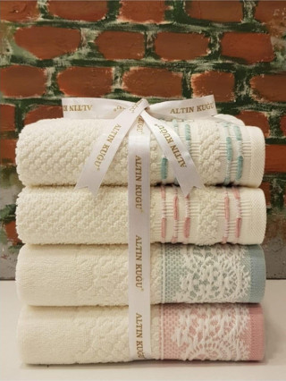 Özdilek Evony Bronie Havlu 4'lü - Mint Pudra