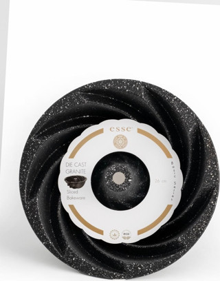 Esse Döküm Granite Kek Kalıbı Rüzgar Gülü Siyah 