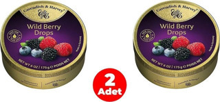 Cavendish & Harvey Clear Wild Berry Drops Karışık Orman Meyve Aromalı Şeker 175 Gr (2 ADET)