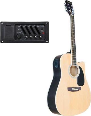 Almira F650N-C Naturel Elektro Akustik Gitar