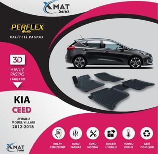 Perflex Paspas 3D Havuzlu X-Mat Ceed 2012-2018
