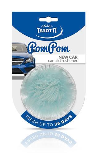 Tasotti Pom Pom (New Car) Sıfır OtoEsanslı Ayna Altı Asma Koku