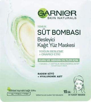 Garnier MASKE SÜT BOMBASI YÜZ ONARICI