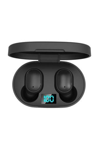 E6s Bluetooth 5.0 Kablosuz Kulaklık | Çift Mikrofonlu | Powerbank Kutulu +şarj Kablosu