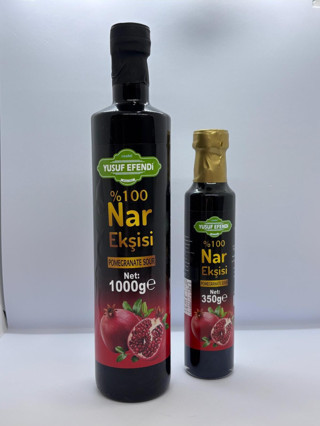 Yusuf Efendi %100 Doğal Nar Ekşisi 2’li Set (1000 g + 350 g) – Katkısız & Geleneksel