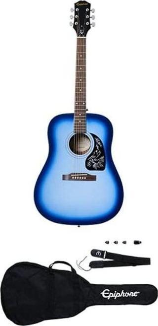 Starling Akustik Gitar Başlangıç Paketi (Starlight Blue)