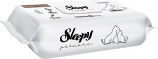 Sleepy Petcare Evcil Hayvan Islak Havlusu 60'Lı
