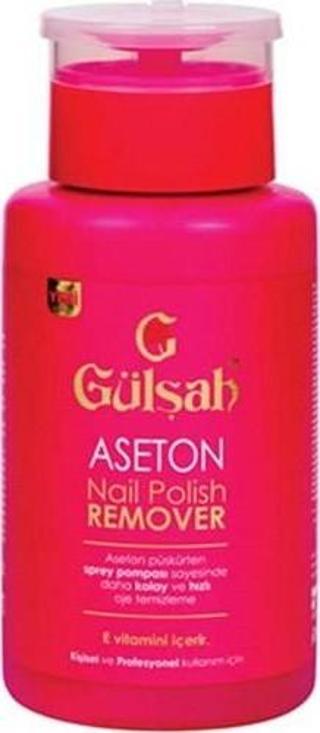 Gülşah Nail Polish Remover E Vitaminli Pompalı Aseton 175 ml