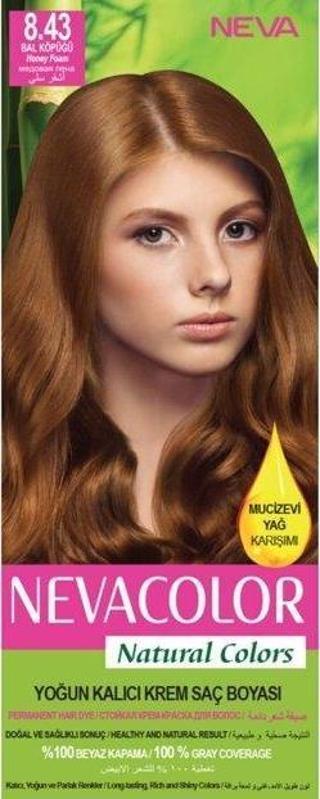 Neva Color Saç Boyası Seti 8.43 Bal Köpüğü