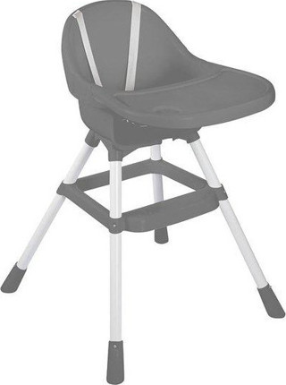 Dolu Mama Sandalyesi Gri