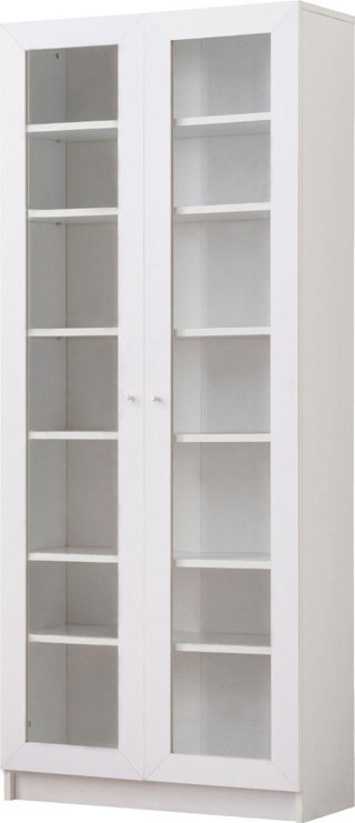 Lotus Kitaplık, 2 Kapaklı Cam Kapaklı Vitrin, Kitaplık