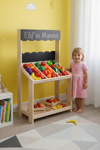 Oyuncak Ahşap Manav Tezgahı, Reyonu