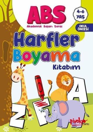 ABS Harfler Boyama Kitabım 4 - 6 Yaş - Buçe Dayı - Pinokyo